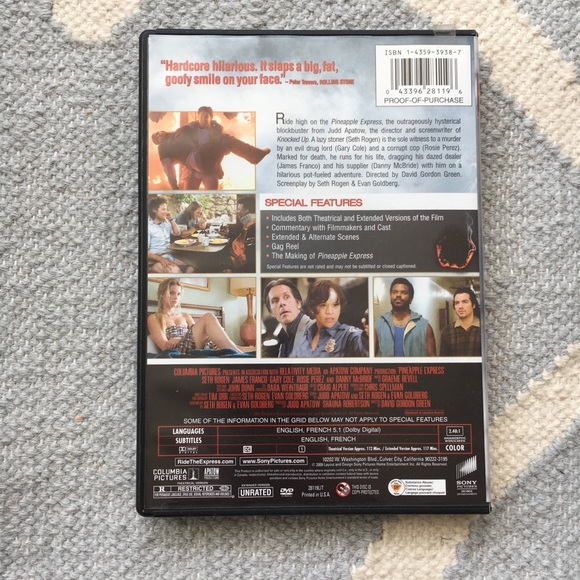 Pineapple Express DVD / Widescreen Unrated Edition - Picture 4 of 4